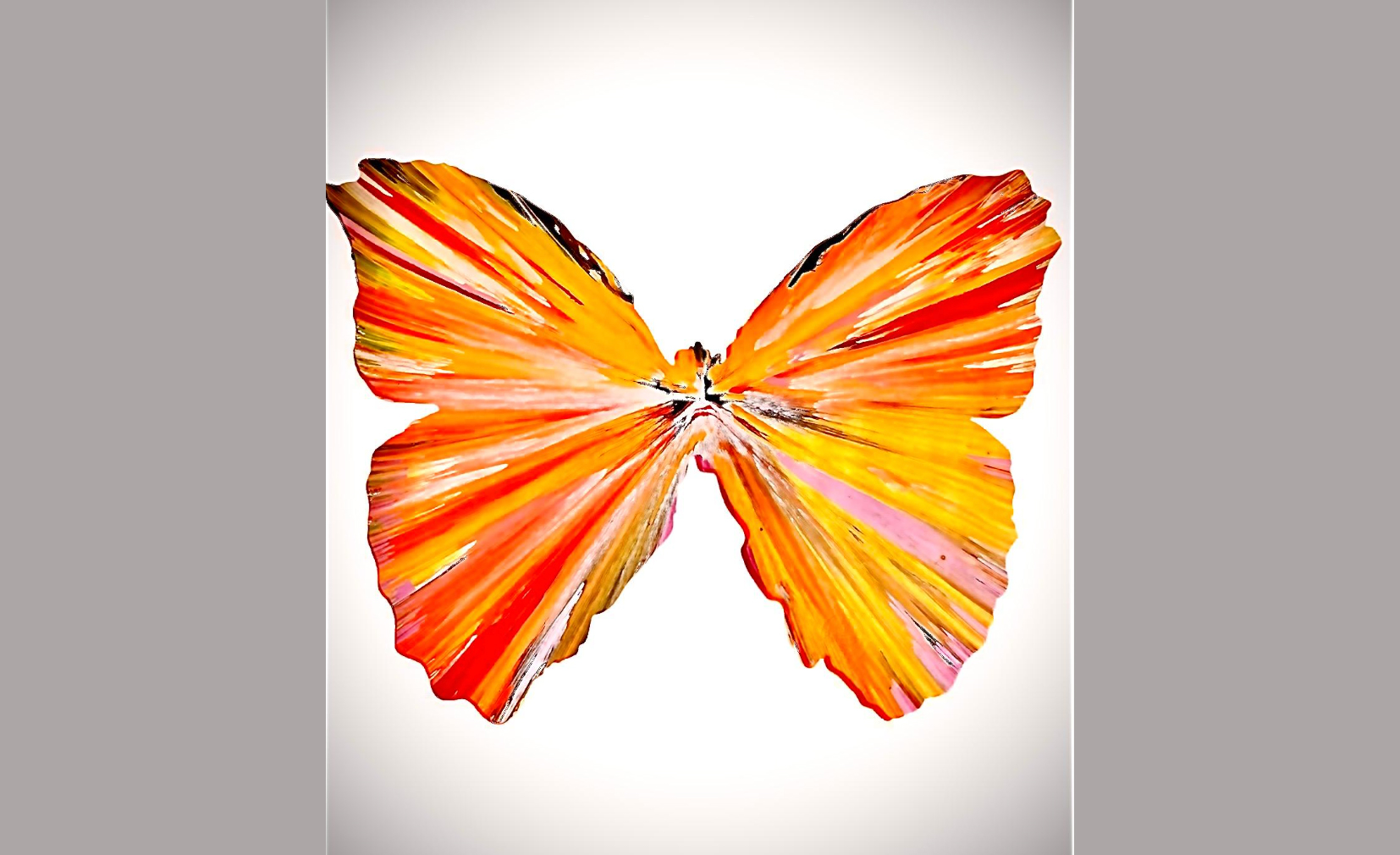 Butterfly spin painting - Anno 2009